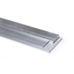 Profilé plat aluminium brut - largeur 40 mm - épaisseur 2 mm - longueur 2  mètres CQFD 2004-5217